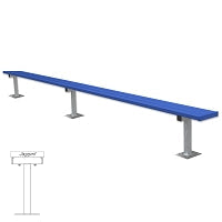 Jaypro Player Bench - 15 ft. - Surface Mount Jaypro