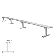 Jaypro Player Bench - 21 ft. - Portable  (Powder Coated) Jaypro