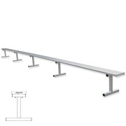 Jaypro Player Bench - 27 ft. - Portable  (Powder Coated) Jaypro