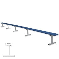 Jaypro Player Bench - 27 ft. - Portable Jaypro