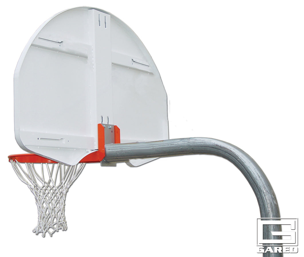 Gared Economy 3-1/2″ O.D. Unbraced Rear-Mount Gooseneck Basketball Package Gared