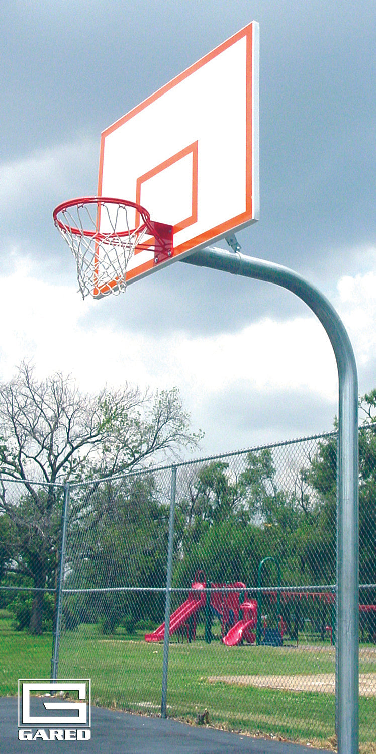 Gared Standard Duty 4-1/2" O.D. Gooseneck Basketball Package PK4560 Gared