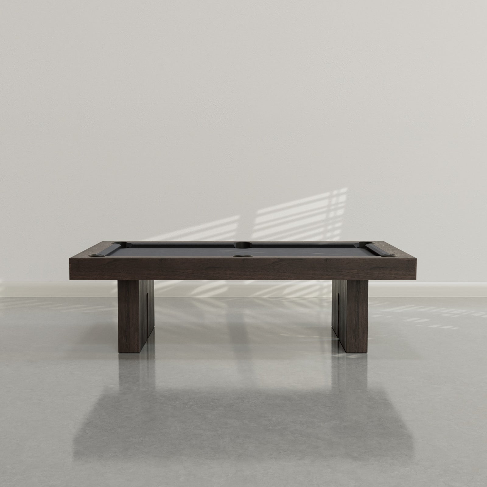 District Mills Plinth Leg Pool Table