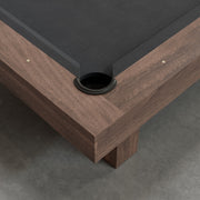 District Mills Plinth Leg Pool Table