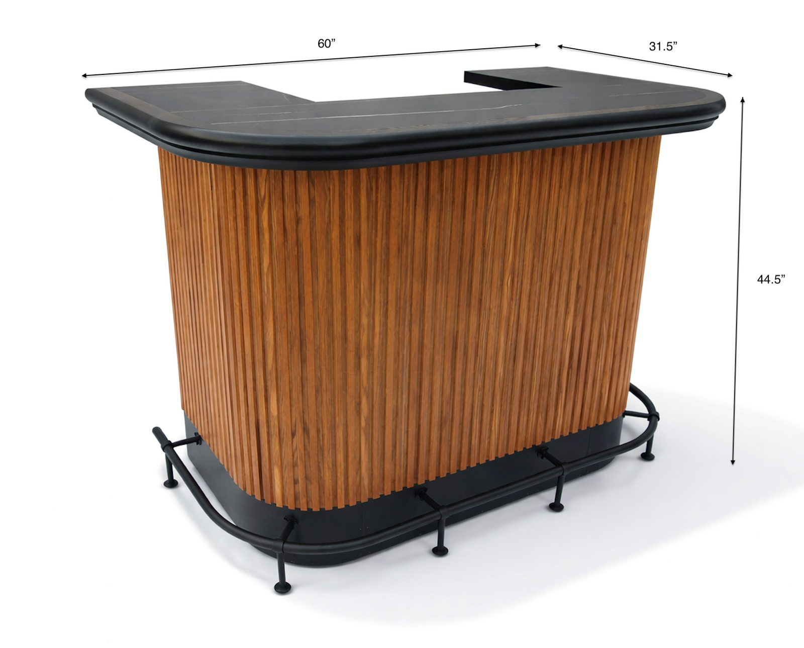 RAM Game Room Prohibition 60" Cocktail Home Bar