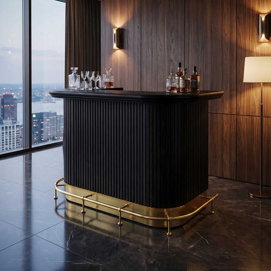 RAM Game Room Prohibition 60" Cocktail Home Bar