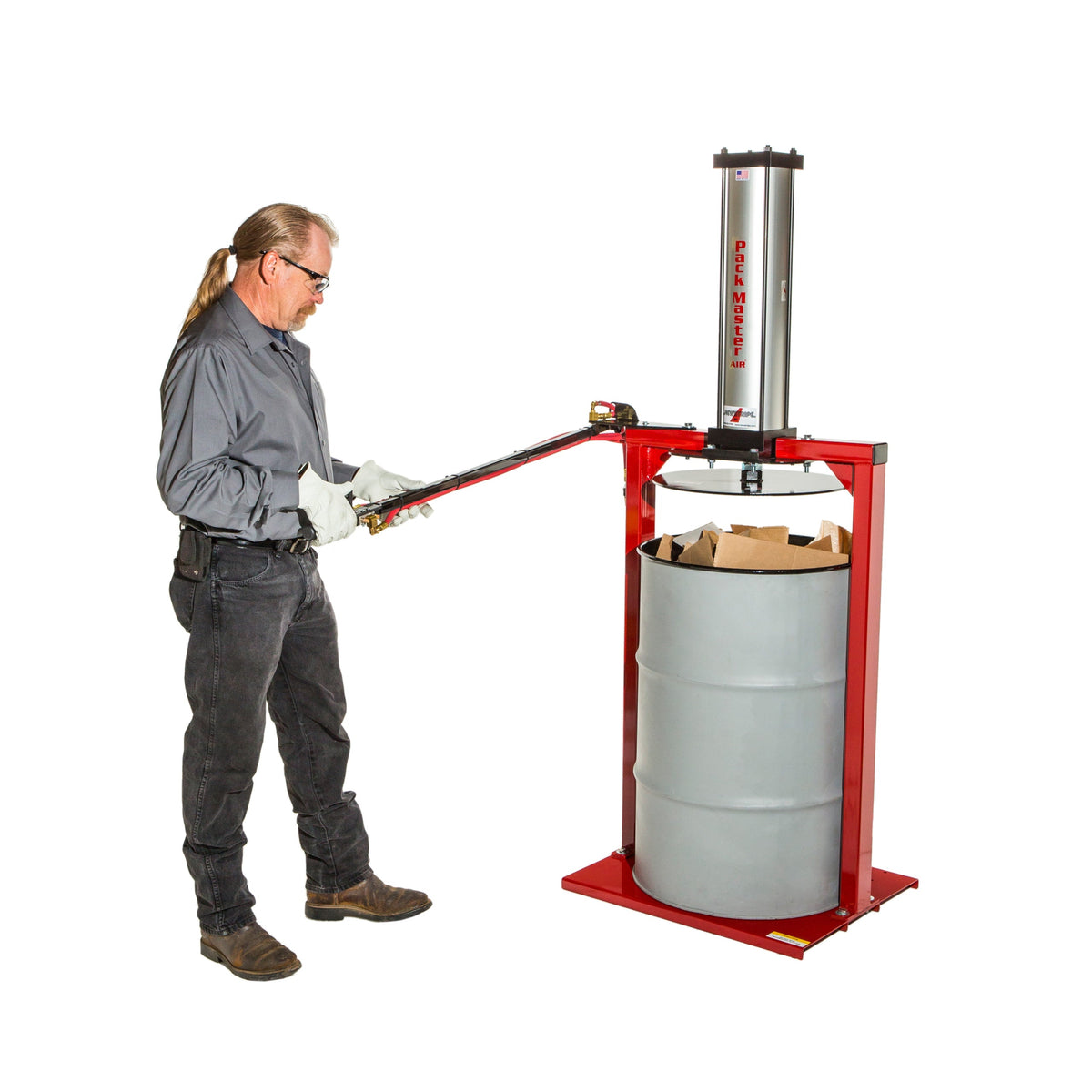 Newstripe PackMaster Air Powered Compactor Newstripe