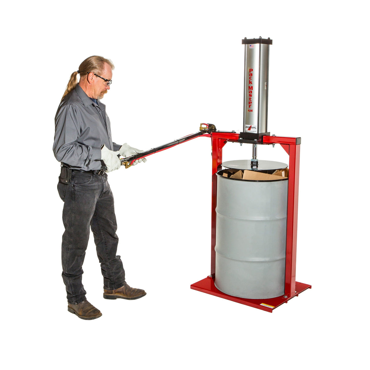 Newstripe PackMaster Air Powered Compactor Newstripe
