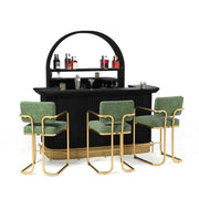 RAM Game Room Foot Rail for Prohibition 84" Cocktail Home Bar