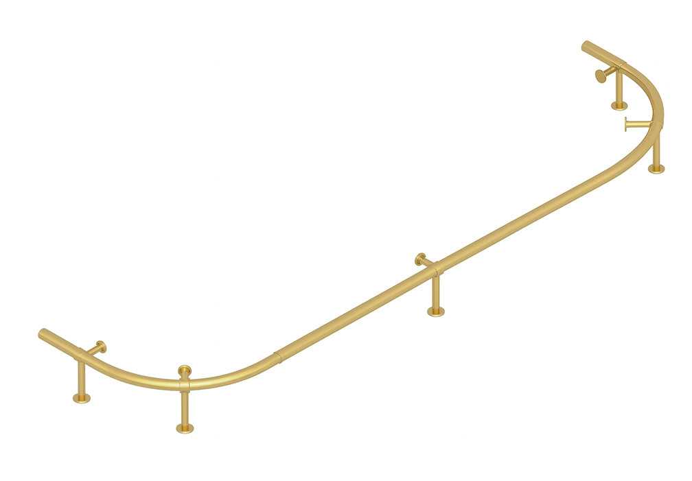 RAM Game Room Foot Rail for Prohibition 84" Cocktail Home Bar