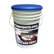 JUGS Bucket of JUGS Optic Yellow Dimpled Sting-Free Baseballs JUGS Sports