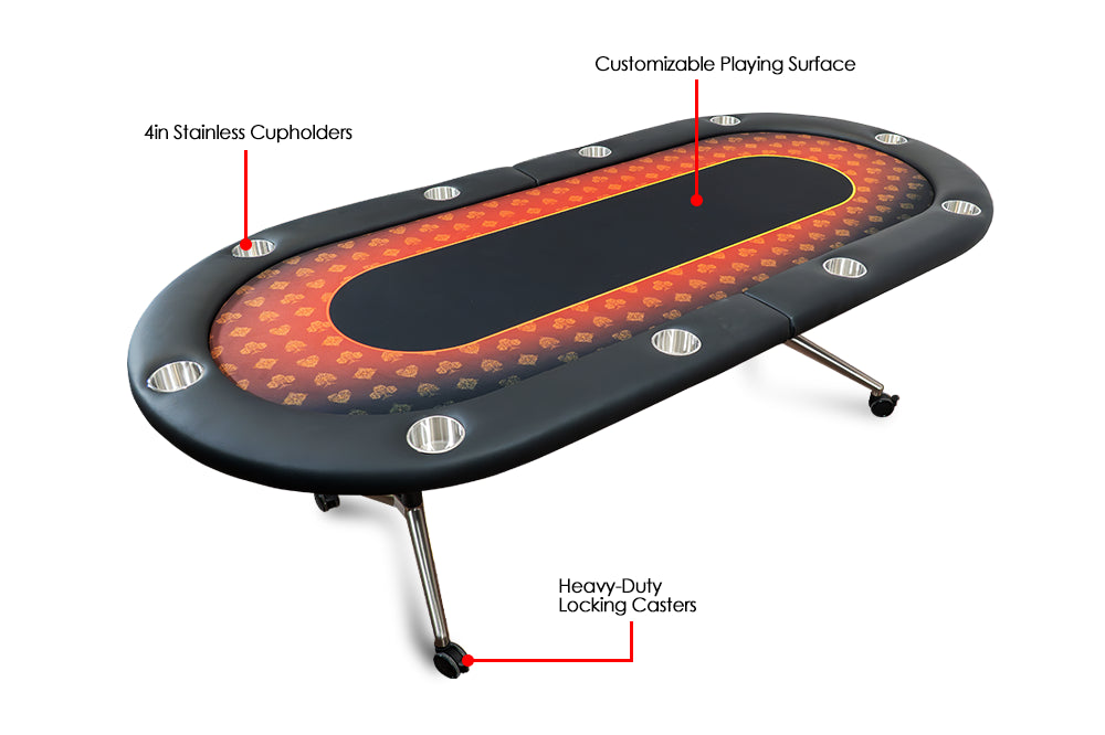 BBO Poker Tables Smart Fold Oval