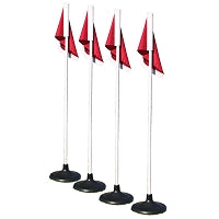 Jaypro Soccer Goals - Team Official Round Goal - Semi-Permanent (8 ft.H x 24 ft.W x 4 ft.B x 10 ft.D) - NFHS, NCAA Compliant Jaypro