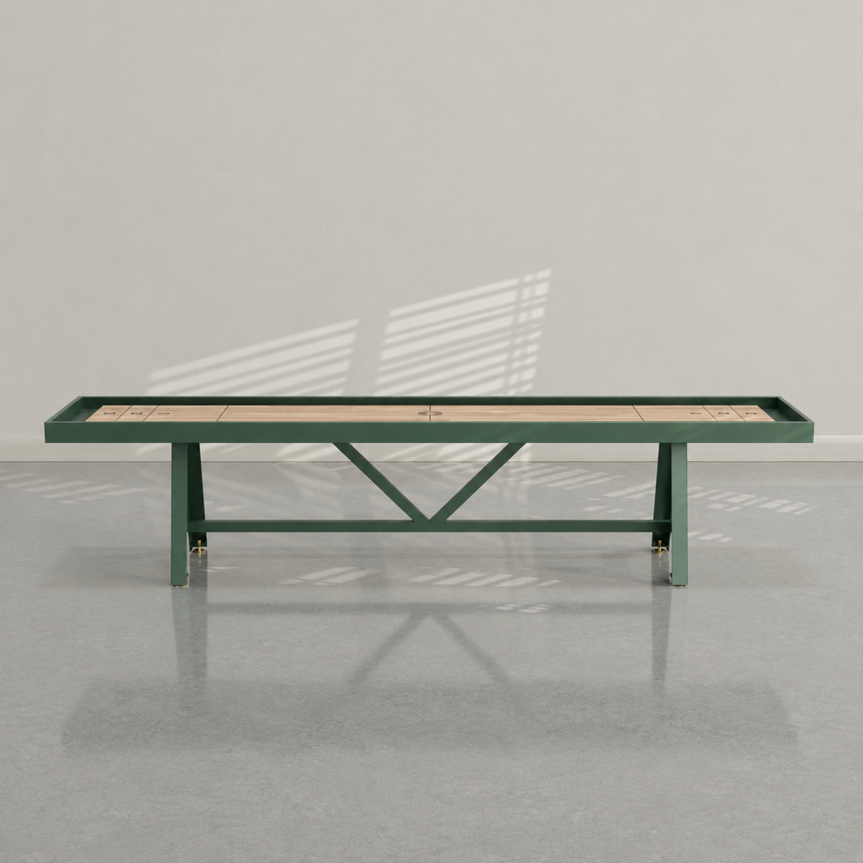 District Mills A-Frame Shuffleboard Table