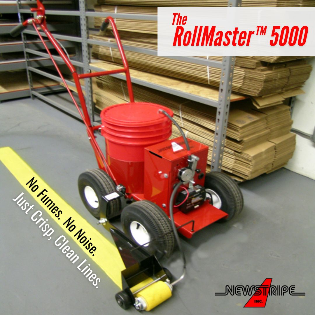 Newstripe RollMaster 5000 Battery Powered Line Painting Machine Newstripe