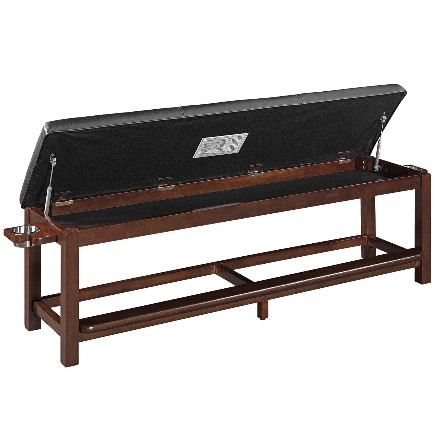 RAM Game Room Storage Billiards Bench