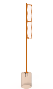 Jaypro Foul Poles - 20 ft. - Softball (Professional) (Surface Mount) Jaypro