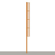 Jaypro Foul Poles - 30 ft. - Softball (Collegiate) (Semi-Permanent) Jaypro