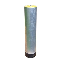 Jaypro Soccer Goals - Team Official Round Goal - Semi-Permanent (8 ft.H x 24 ft.W x 4 ft.B x 10 ft.D) - NFHS, NCAA Compliant Jaypro