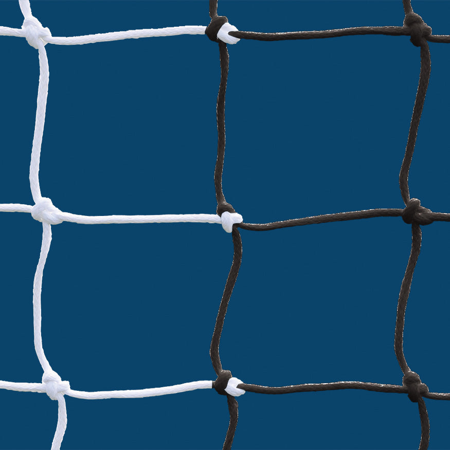 Jaypro Soccer Goal Replacement Nets (4-3/4 in. Sq. - 4mm Braided Mesh) (8 ft.H x 24 ft.W x  6 1/2 ft.B x 7 1/2 ft.D) (White) Jaypro