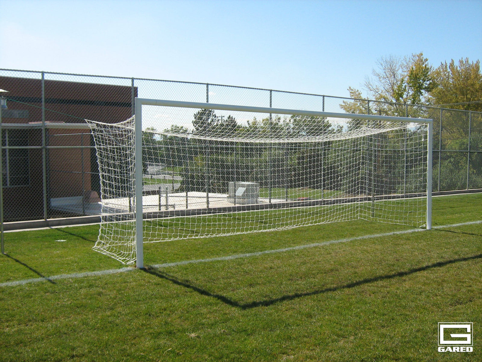 Gared 8' x 24' All Star II FIFA Touchline Soccer Goals (Pair) SGRD824I Gared
