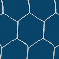 Jaypro Soccer Goal Replacement Nets (5-1/2 in. Sq. - 6mm Braided Mesh) - Classic Official Goal (8 ft.H x 24 ft.W x 4 ft.B x 10 ft.D) (White) Jaypro