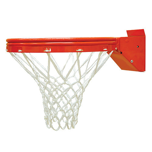 Jaypro Basketball System - Straight Post (4-1/2 in. Pole with 4 ft. Offset) - 36 in. Aluminum Fan Backboard - Playground Breakaway Goal Jaypro