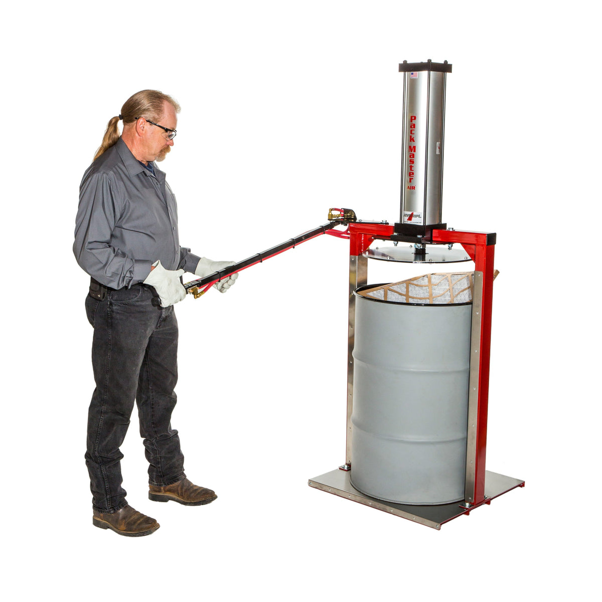 Newstripe PackMaster Spark Resistant Air Powered Compactor Newstripe