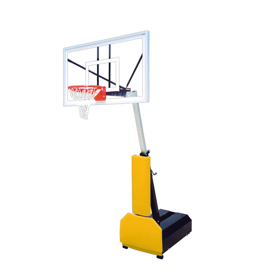 First Team Fury Nitro Portable Basketball Hoop- 36"X60" Tempered Glass