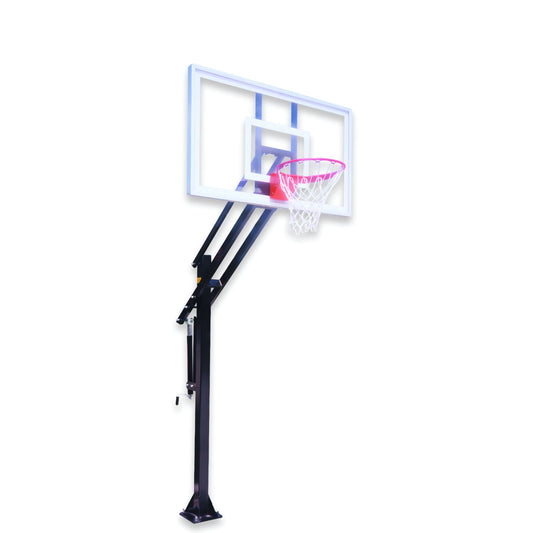 First Team Attack Select In Ground Adjustable Basketball Hoop |36"x60" |Acrylic