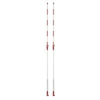 Jaypro FeatherLite  Volleyball Net Center Upright System (3-1/2 in. Floor Sleeve) - NFHS, NCAA, USVBA Compliant Jaypro