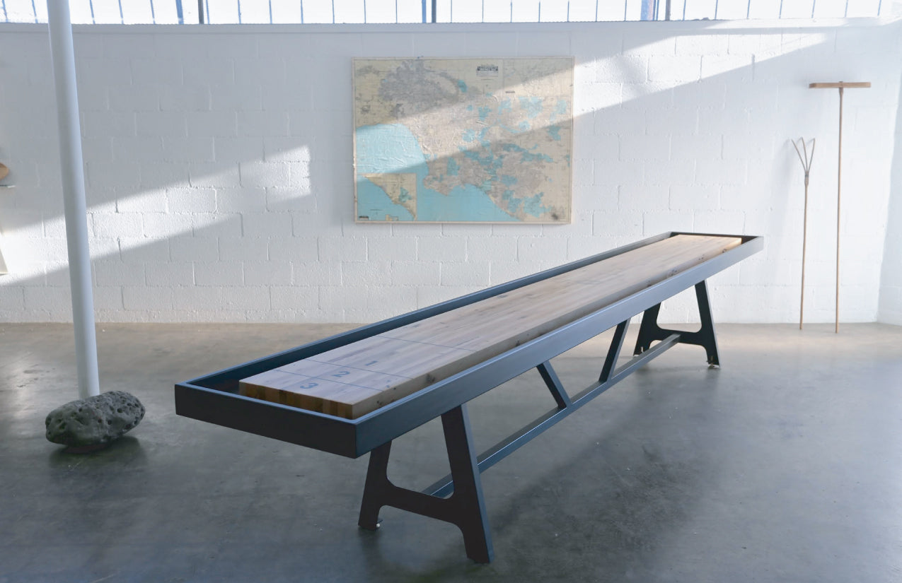 District Mills A-Frame Shuffleboard Table