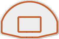 Jaypro Basketball System - Gooseneck (3-1/2 in. Pole with 36 in. Offset) - 54 in. Aluminum Fan - Single Rim Goal (Galvanized) Jaypro