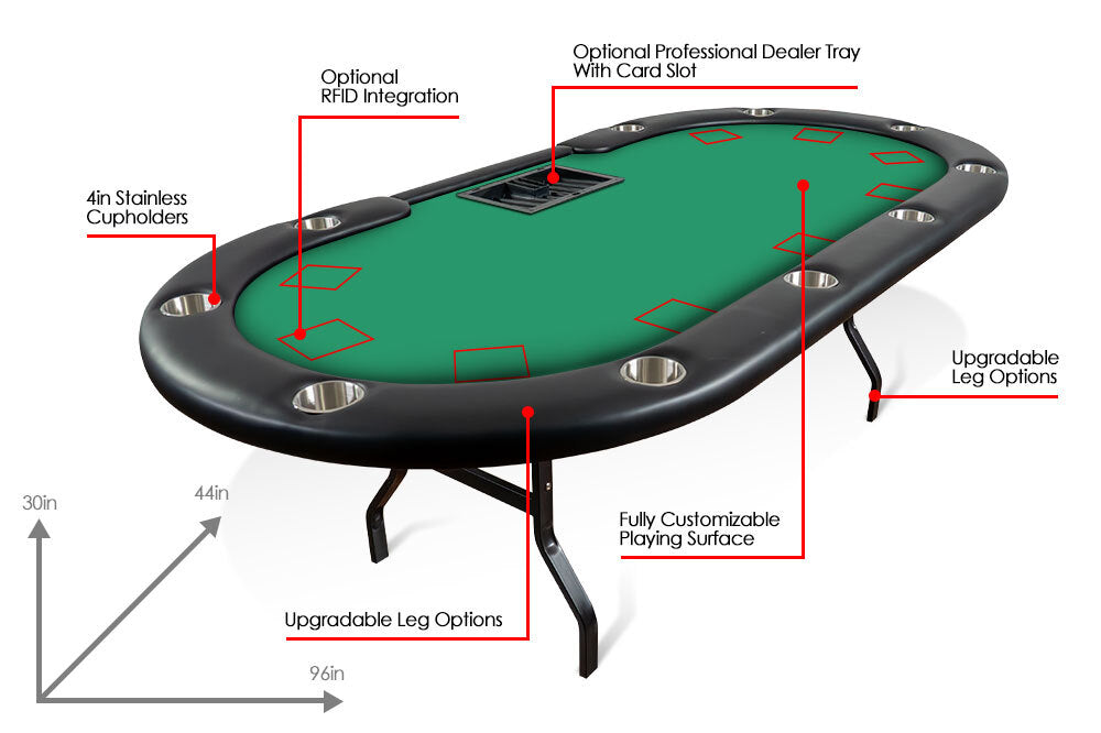 Aces Pro Plus poker table
