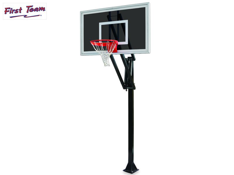 First Team Vector Eclipse BP In Ground Adjustable Basketball Goal First Team