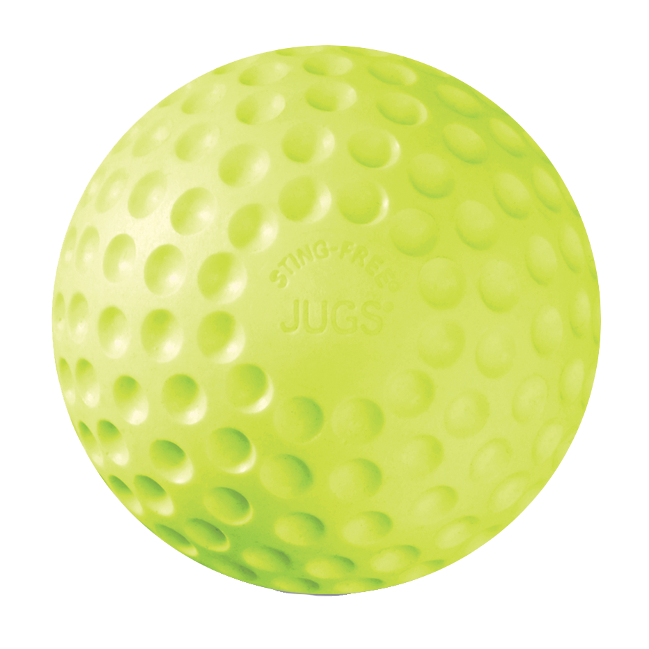 JUGS Sting-Free Dimpled Softballs: Game-Ball Yellow JUGS Sports