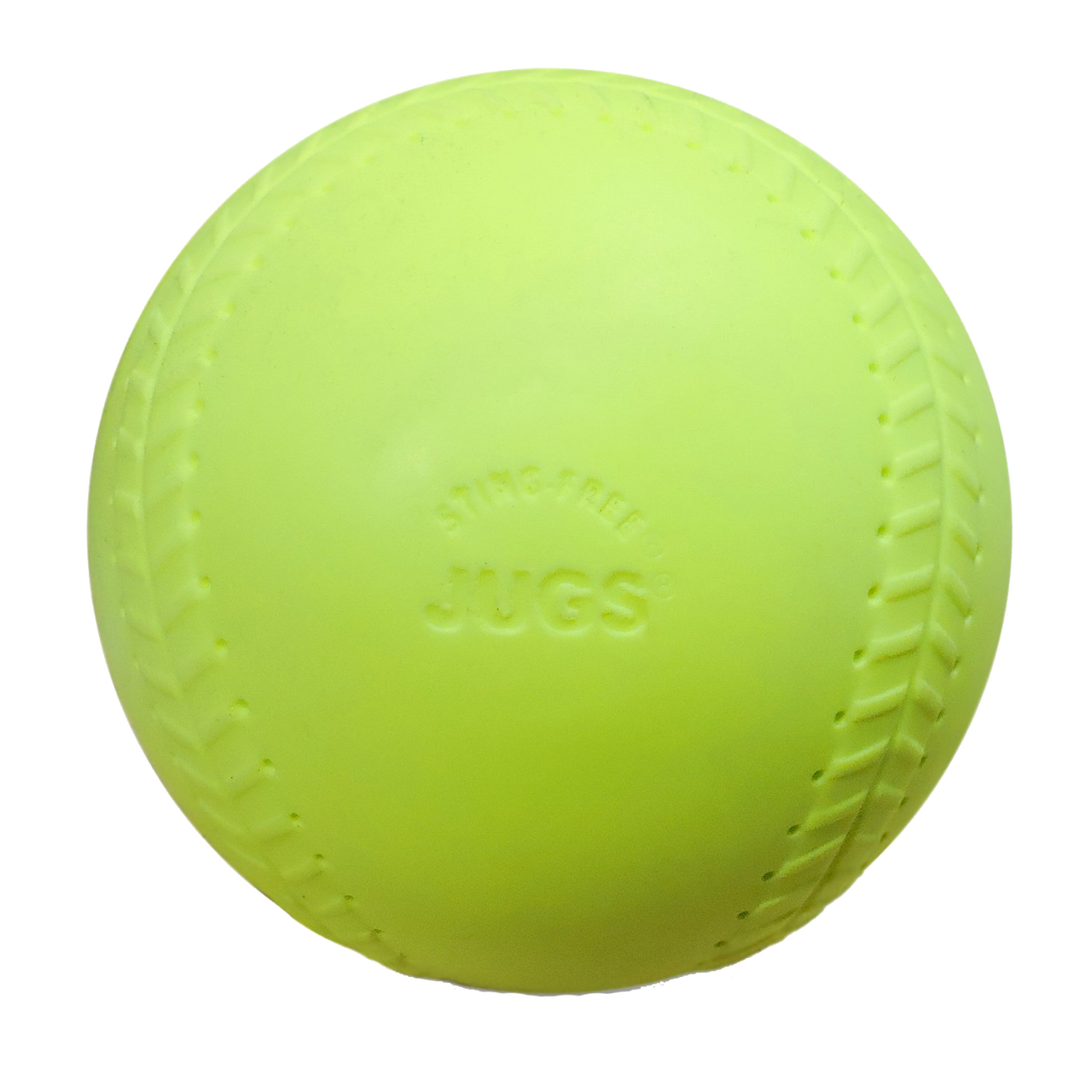 JUGS Sting-Free Realistic-Seam Softballs:  Game-Ball Yellow JUGS Sports