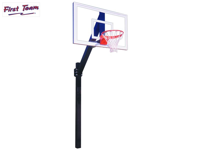 First Team Legend Jr. Pro Fixed Height Basketball Goal First Team