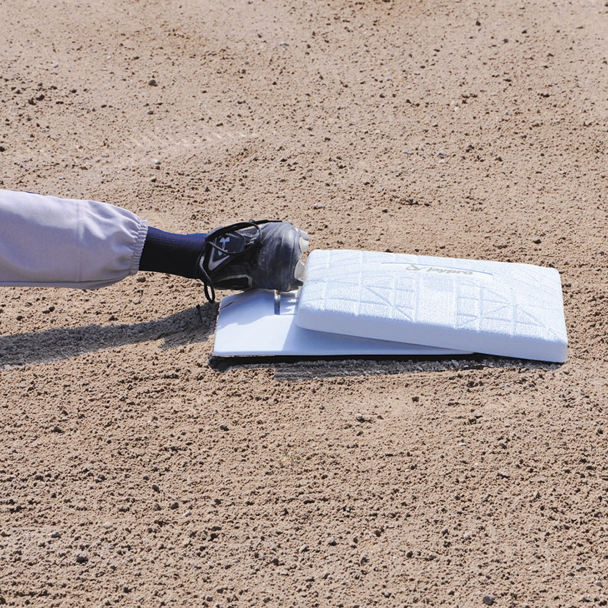 Jaypro Baseball Base Set - Breakaway Style (15 in.L x 15 in.W x 3 in.H) (Set of 3) (White) Jaypro