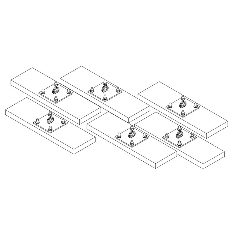 Jaypro Wall Mounting Kit for Gymnasium Installations