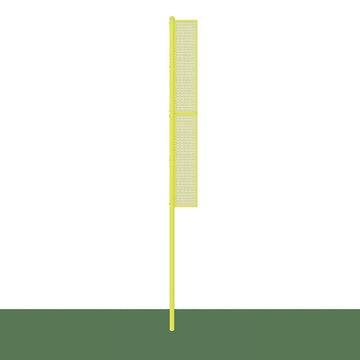 Jaypro Foul Poles - Collegiate (20 ft.) - Baseball/Softball (Semi-Permanent)  (Yellow)