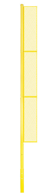 Jaypro Foul Poles - Collegiate (30 ft.) - Baseball/Softball (Semi-Permanent)  (Yellow) Jaypro