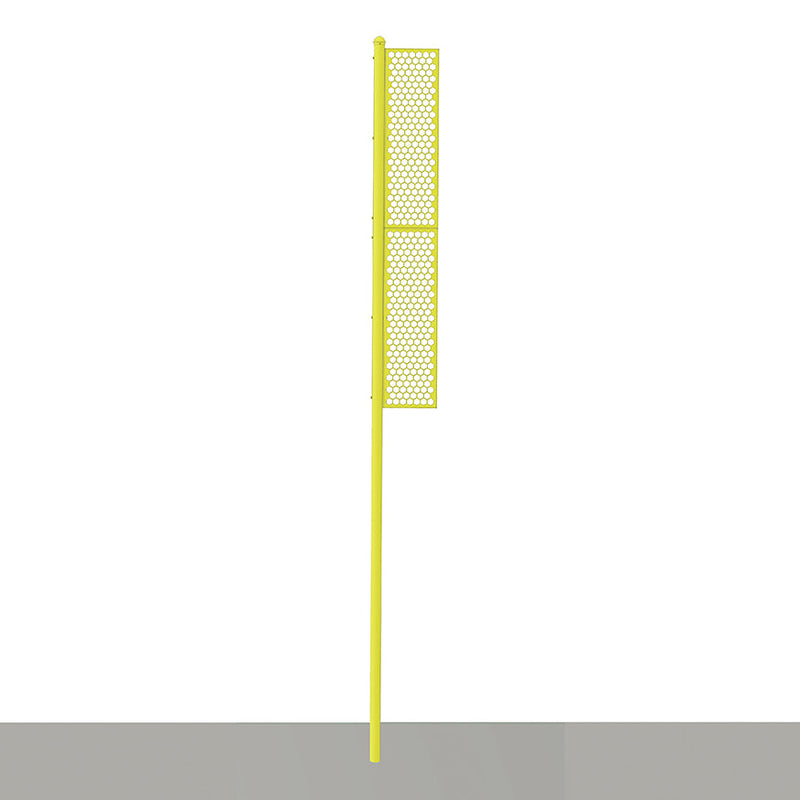 Jaypro Foul Poles - Professional (20 ft.) - Baseball (Surface Mount) (Yellow) Jaypro