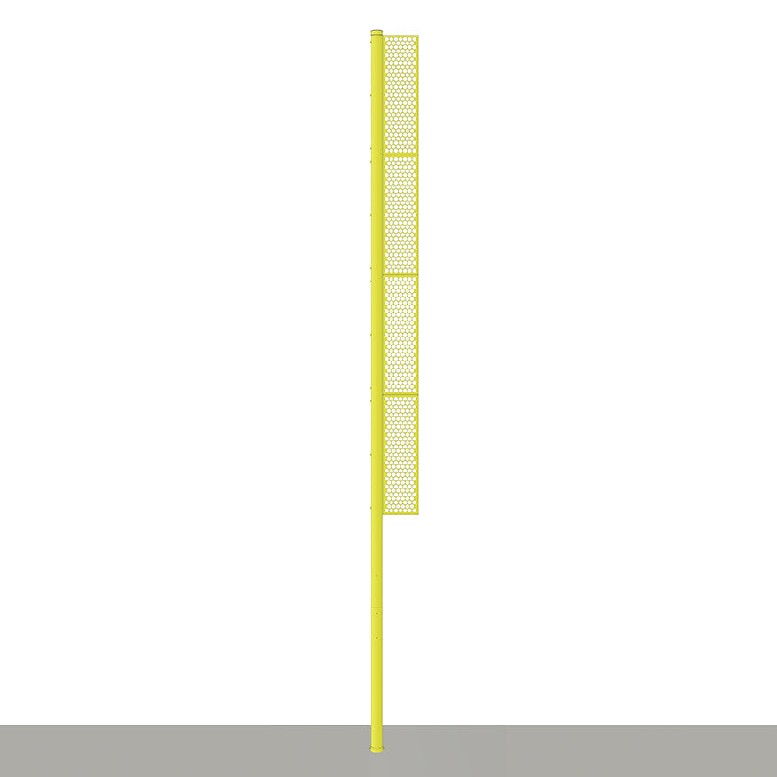 Jaypro Foul Poles - Professional (30 ft.) - Baseball (Surface Mount) (Yellow) Jaypro