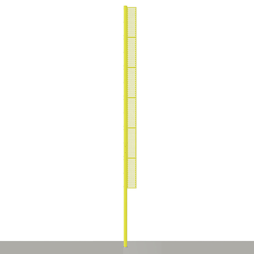 Jaypro Foul Poles - Professional (40 ft.) - Baseball (Surface Mount) (Yellow) Jaypro