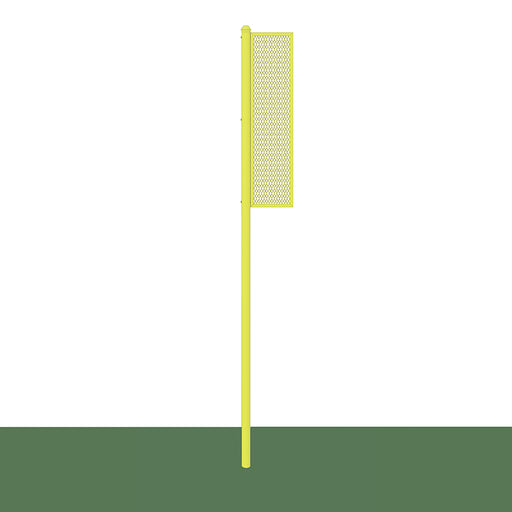 Jaypro Foul Poles - Collegiate (15 ft.) - Baseball/Softball (Surface Mount)  (Yellow)