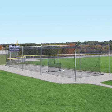 Jaypro Batting Tunnel Frame - Single (55 ft.) - Semi-Permanent (Outdoor)