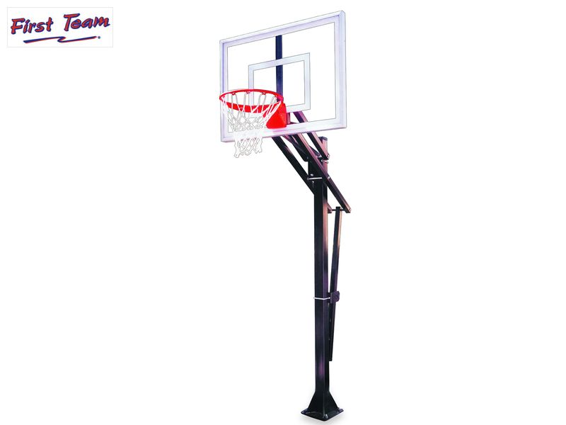 First Team Slam Turbo BP In Ground Adjustable Basketball Goal First Team