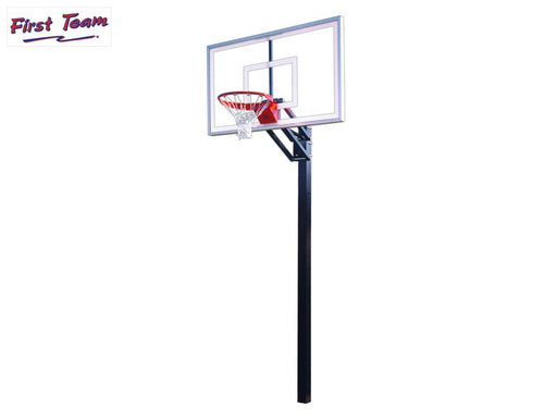 First Team Champ Nitro In Ground Adjustable Basketball Goal First Team