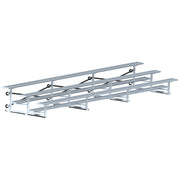 Jaypro BLCH-321TRG - Bleacher - 21 ft. (3 Row - Single Foot Plank) - Tip & Roll